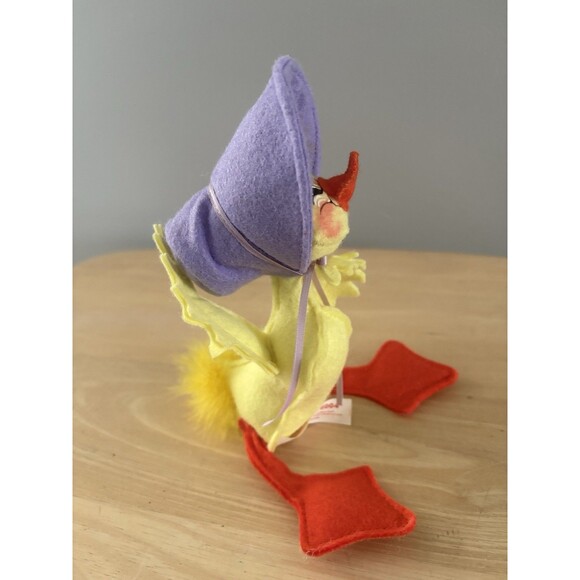 Lot of 3 Annalee Easter Spring Dolls Ducks Mouse Bonnet Straw Hat Watering Can - Picture 9 of 16